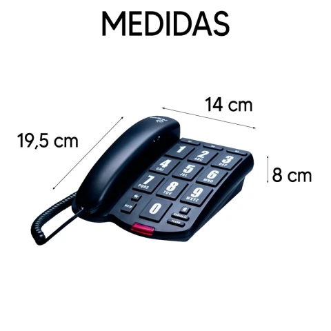 Teléfono Fijo Intelbras Tok Fácil Teléfono Fijo Intelbras Tok Fácil