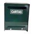 Buzón metálico para cartas Verde
