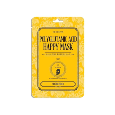 Polyglutamic Acid Happy Mask Mascarilla Facial Con Acido Poliglutamico