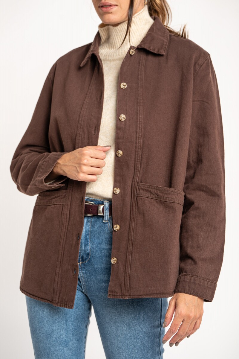 Sobrecamisa Marrón