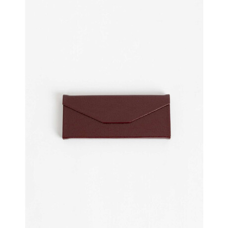 Estuches Anteojos Liso Rojo Medio