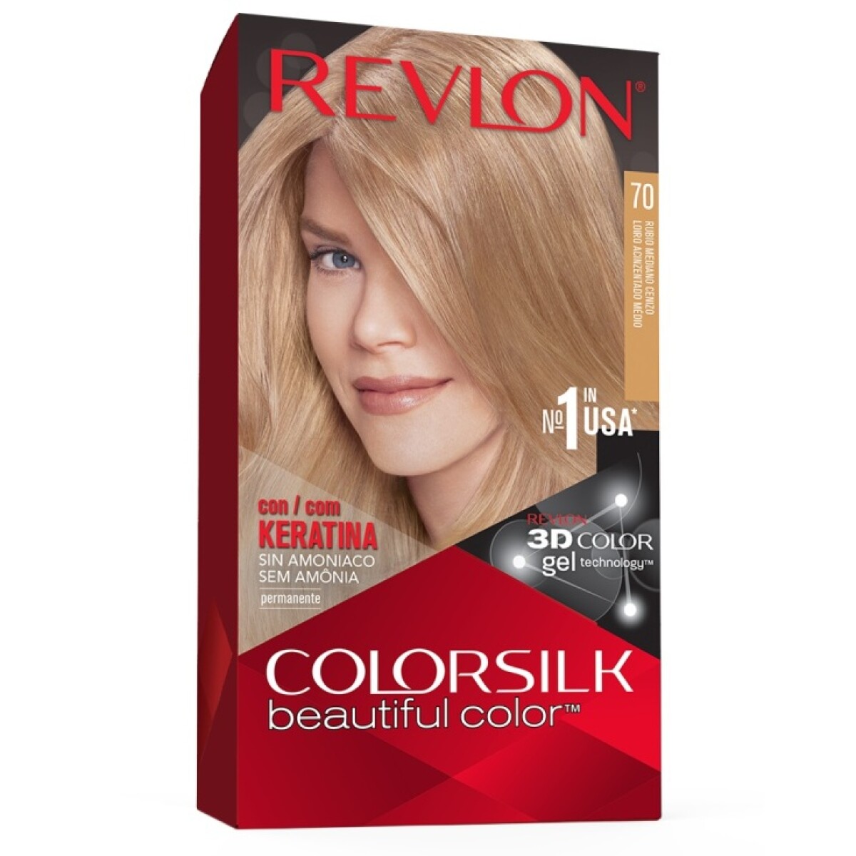 Revlon Colorsilk Tintura Permanente Sin Amoníaco Nº70 