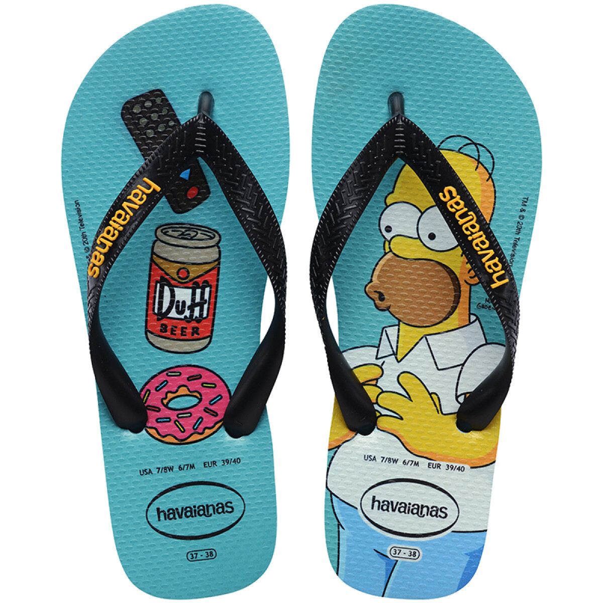 Ojotas Havaianas Simpsons - Azul 