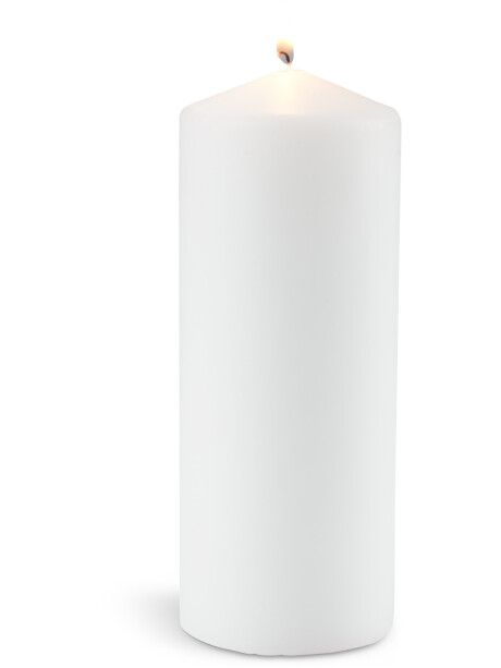 Vela pilar TORALF Ø8xA20 cm blanco Vela pilar TORALF Ø8xA20 cm blanco