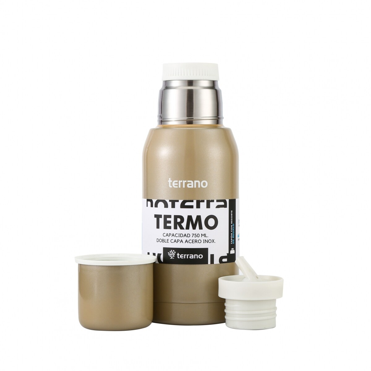 Termo Premium 750mL. - Plata 