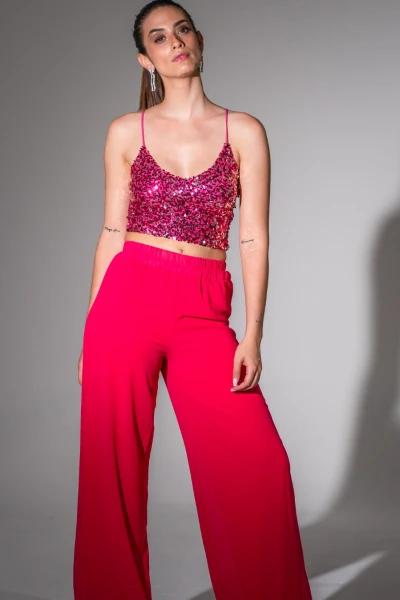 Pantalón Peonia Fucsia