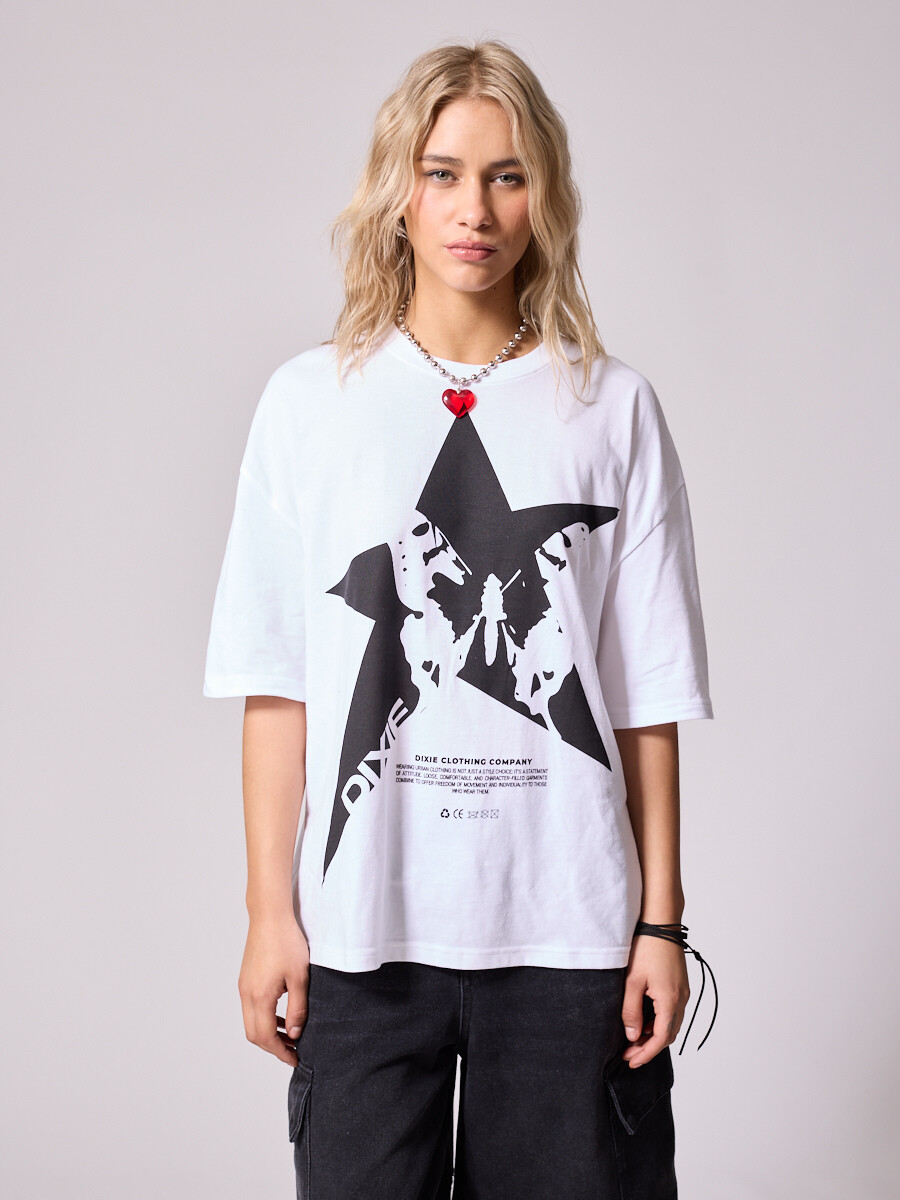 T-SHIRT BETY DIXIE Blanco