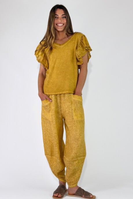 PANTALON BLANES Amarillo