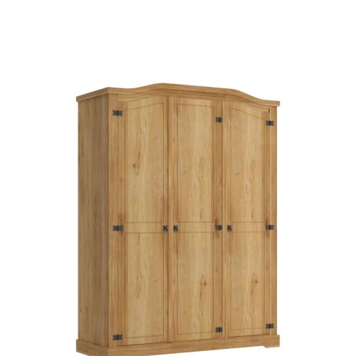 Ropero Curvo 3 Puertas - Linea Mexicana Natural