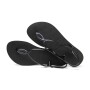 Sandalias Havaianas Luna FC Mujer Negro