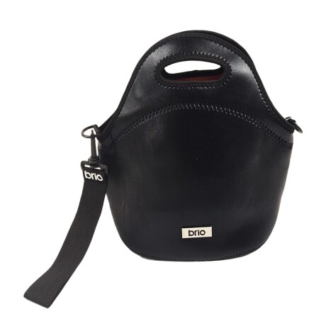 Lunchera de Neopreno Brio LB121-BLK Big Bro con Correa NEGRO