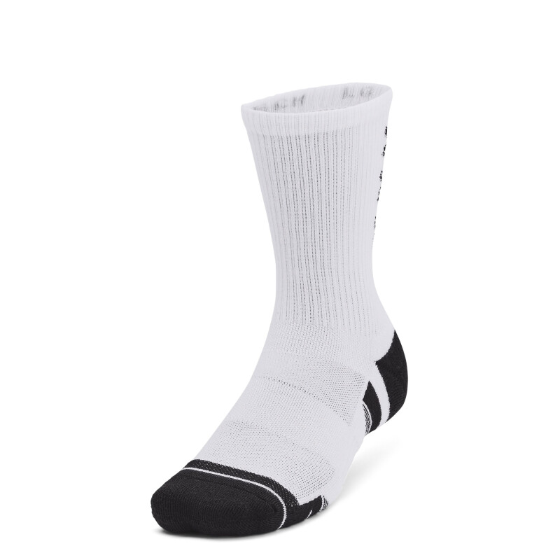 Medias Unisex Under Armour x3 Performance Tech Blanco