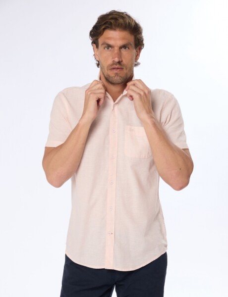 CAMISA DE LINO Rosa