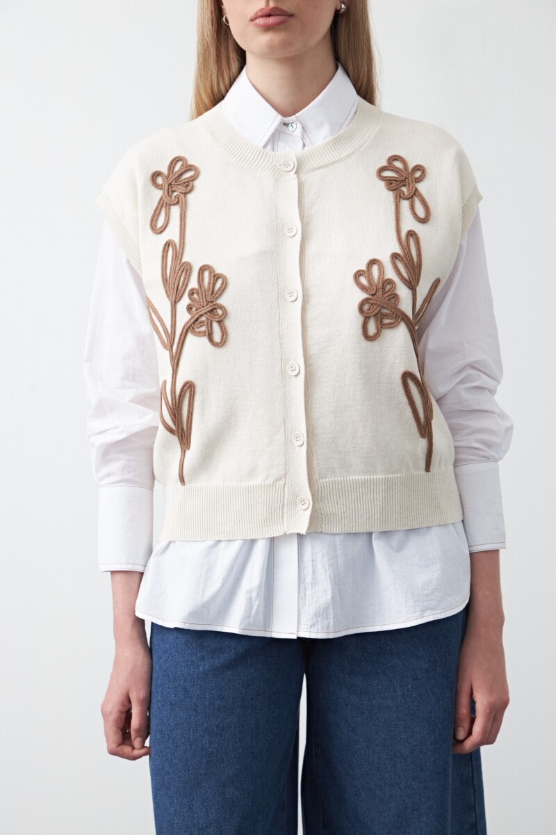 CHALECO NICOLASA Crudo