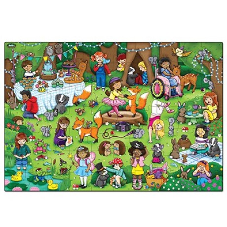Puzzle 70 piezas Fiesta en el Bosque Puzzle 70 piezas Fiesta en el Bosque