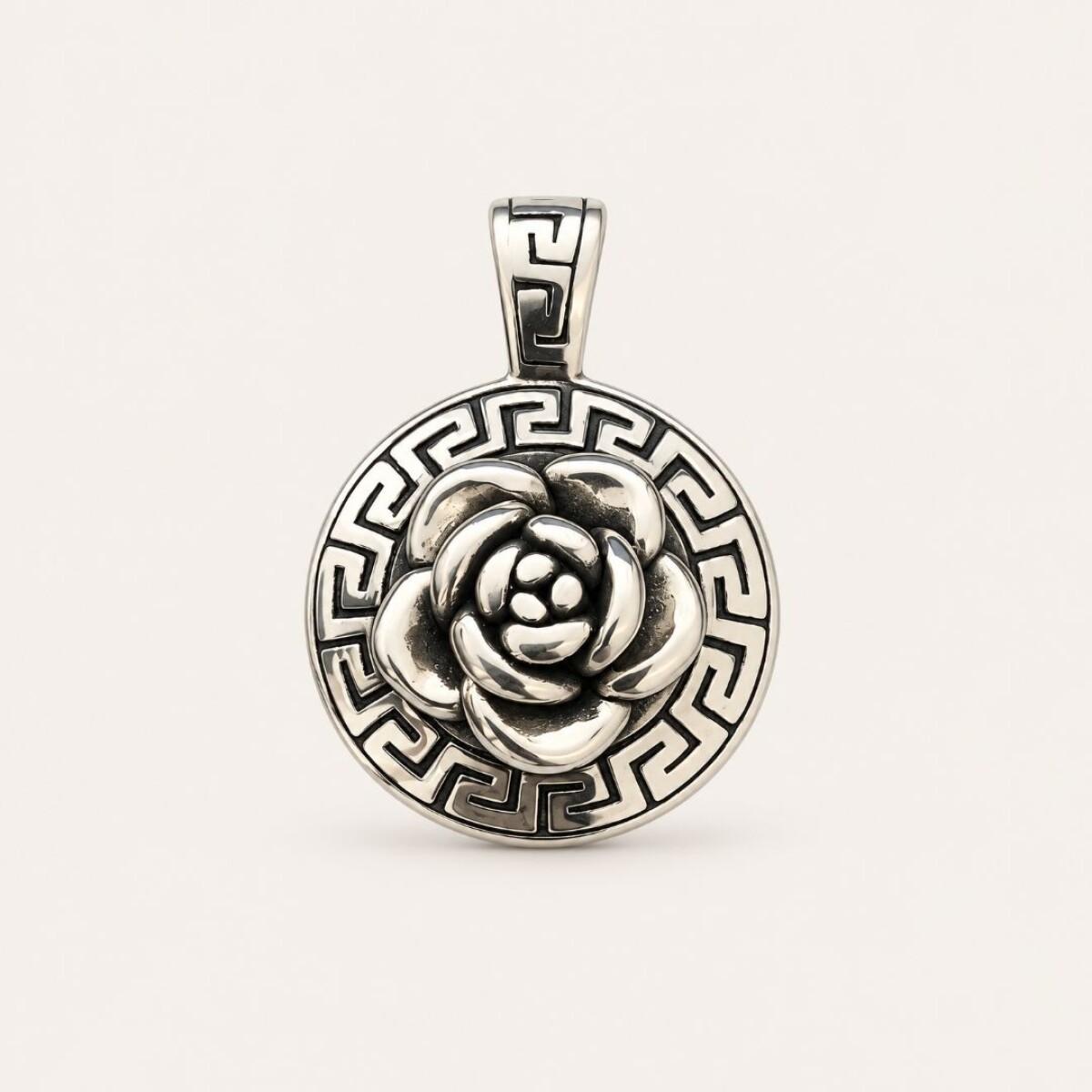 Medalla Rosa - Plata 925 
