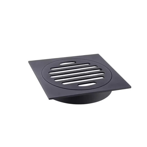 Rejilla negro Mate con rosca y aro 10x10 DMC Rejilla Negro Mate Con Rosca Y Aro 10x10 Dmc