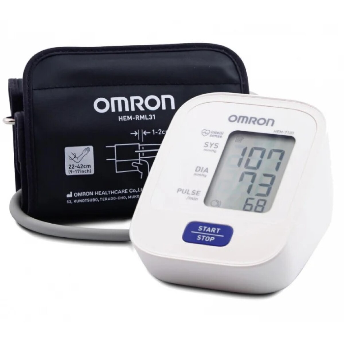 Monitor de Presión Fanio Automático de Brazo Hem-7120 