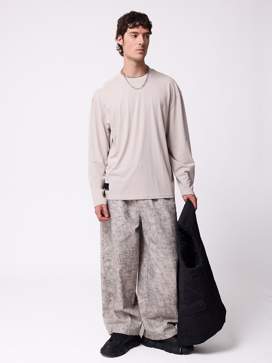 T-SHIRT M/L BRISOL DIXIE Gris Piedra