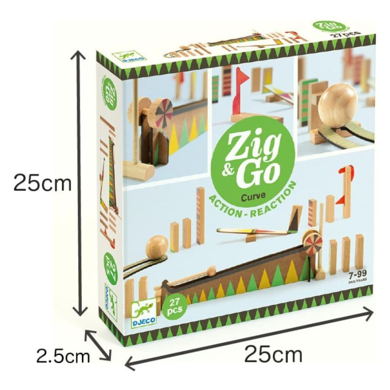 Juego de Mesa Zig & Go 27 Pzs Djeco Juego de Mesa Zig & Go 27 Pzs Djeco