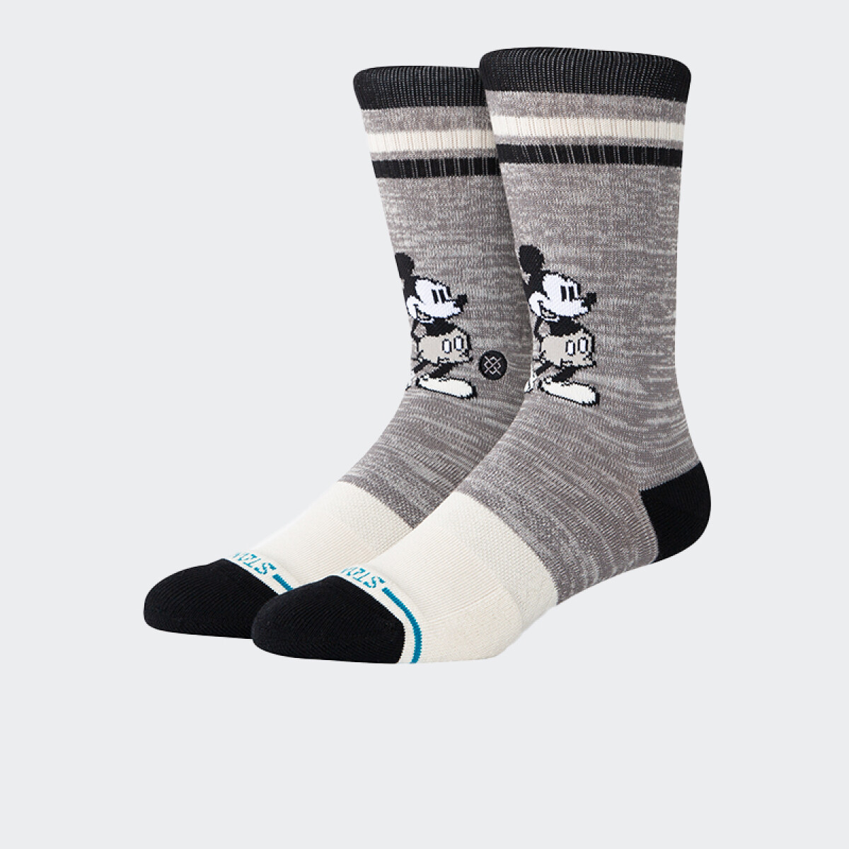 Medias Stance Vintage Mickey Crew - Gris 