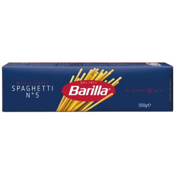 Barilla Pasta Barilla Spaghetti N5 500g Barilla Pasta Barilla Spaghetti N5 500g