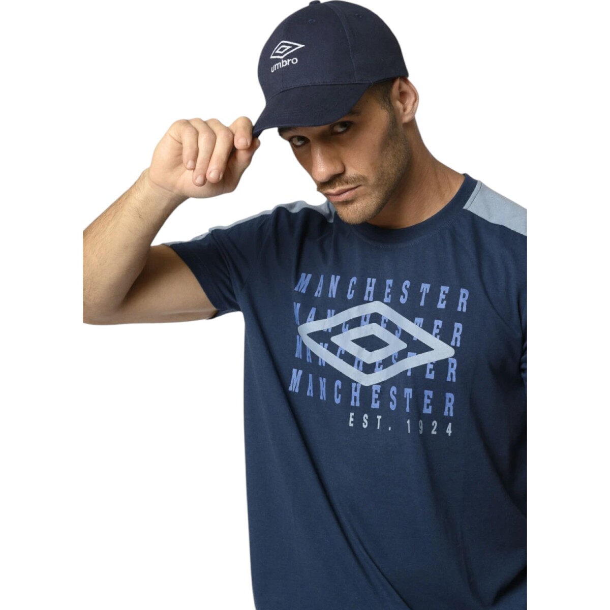 Gorro Umbro Caphat Unisex - MARINO/BLANCO 
