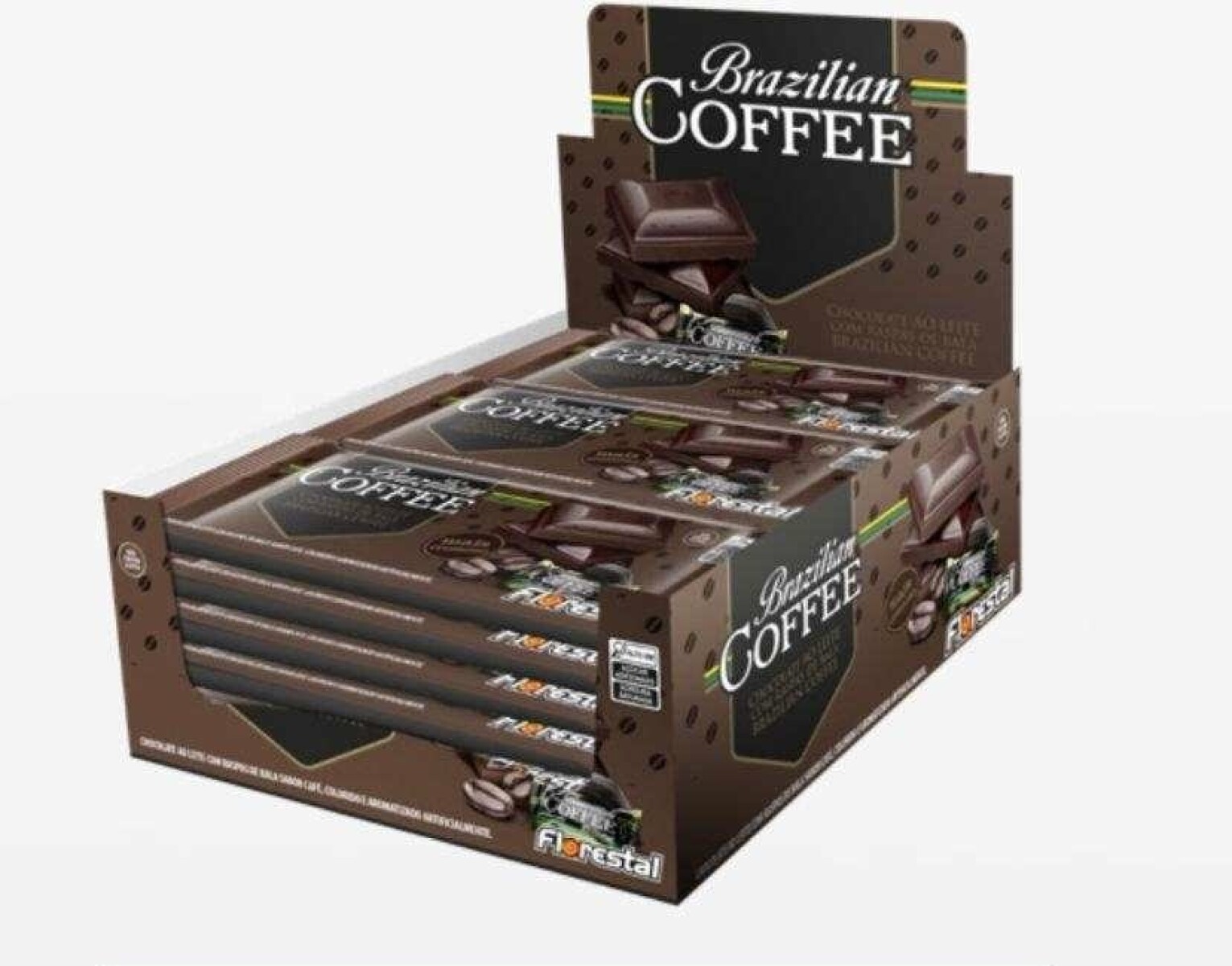 Chocolatin Florestal 300g x 15 - Chocolate con Cafe 
