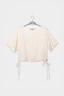 SHORT SLEEVE TOP Cream