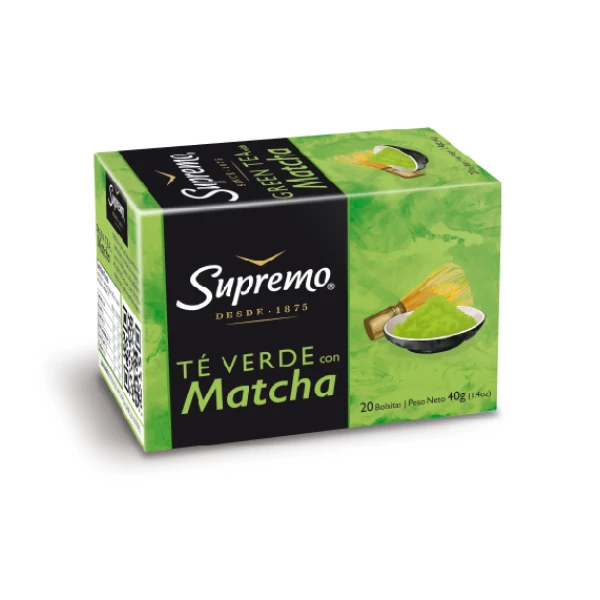 TE SUPREMO VERDE MATCHA x 20 sob Unica