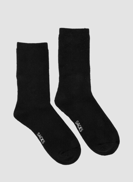 Medias lisas. de abrigo. por tener felpa interior. Negro