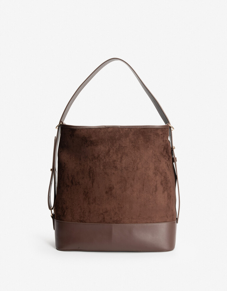 Saca Cartera Saca Combinada - Marron Chocolate