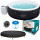 Bestway Spa Inflable 800 L Bañera Hidromasaje + Acces Negro/Blanco