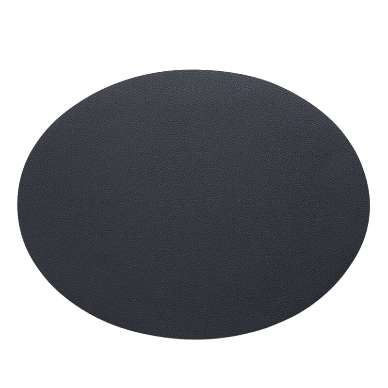 INDIVIDUAL PVC SIMIL CUERO OVAL AZUL 43X33CMS INDIVIDUAL PVC SIMIL CUERO OVAL AZUL 43X33CMS