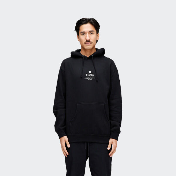 Canguro Stance Established Hoodie Negro