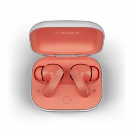 AURICULARES MOTOROLA MOTOBUDS Auriculares Inalámbricos MOTOROLA MotoBuds BT Cancelación De Ruido - Rosa Durazno