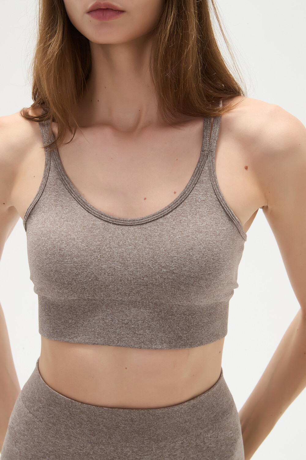 Tops Sportinu Taupe / Mink / Vison