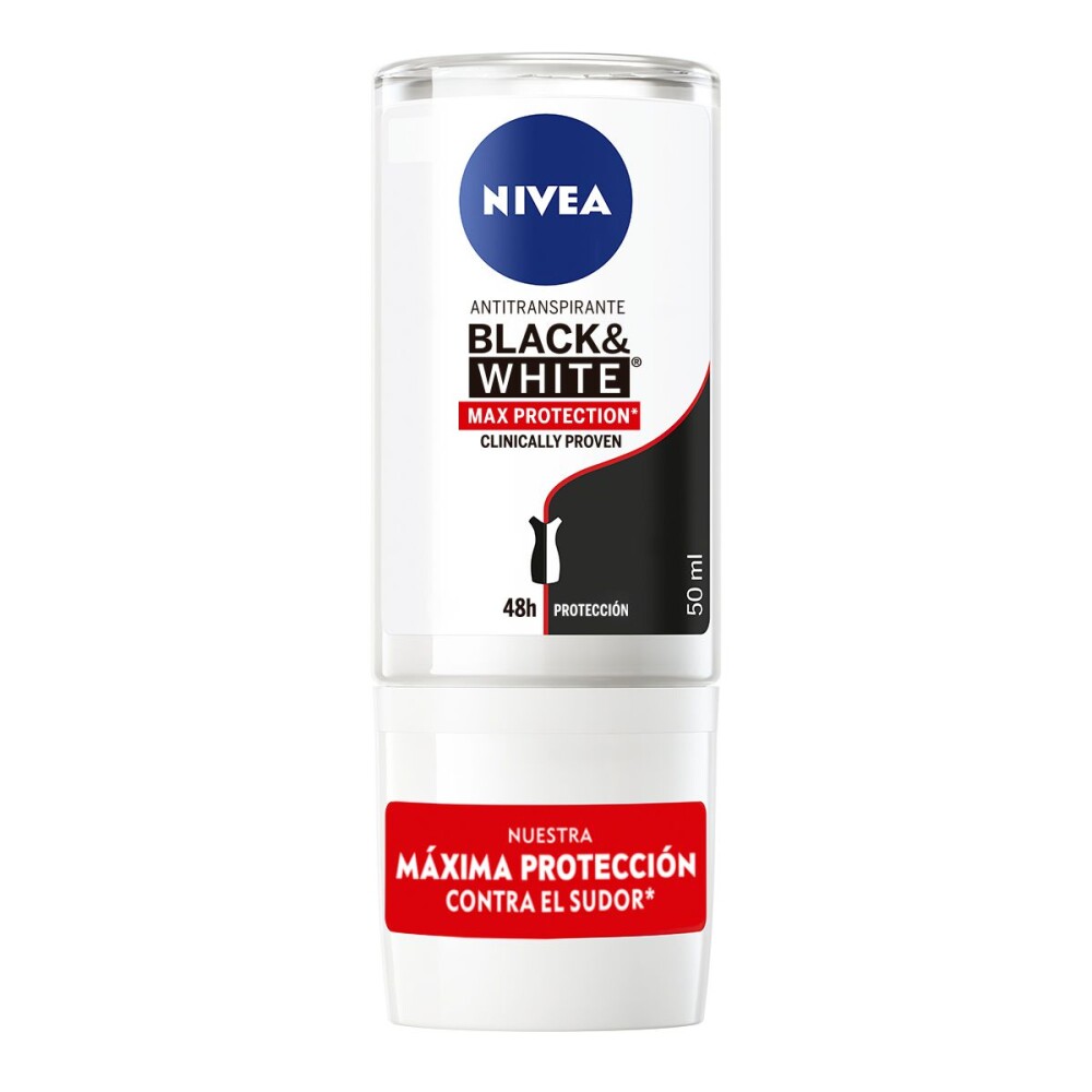 NIVEA DEO ROLLON B&W MAX PROTEC FEM UNID única