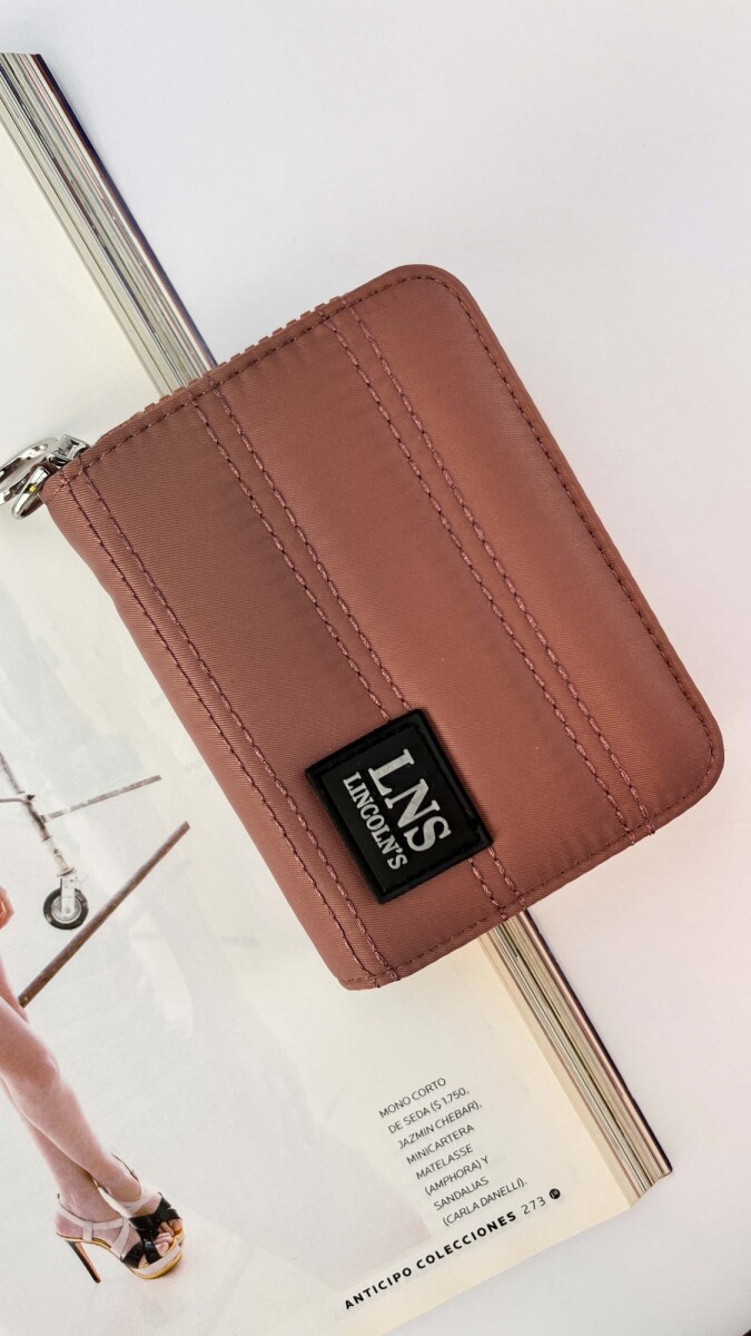 BILLETERA VERA - ROSA MAUVE 