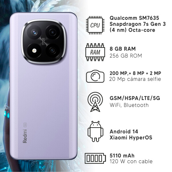 Xiaomi Redmi Note 14 Pro+ 5g + Regalo VIOLETA