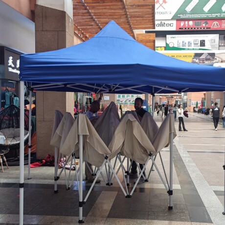 GAZEBO MAGNUM 3 X 3 REFORZADO AZUL ORS-147.- GAZEBO MAGNUM 3 X 3 REFORZADO AZUL ORS-147.-