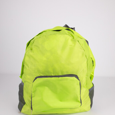 MOCHILA PLEGABLE VIAJE Verde Lima