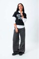 REMERA PIECE OF CAKE DRAMA Negro