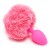 Plug Anal Pompon Conejita Consolador Estimulador Talle L Color Variante Rosa