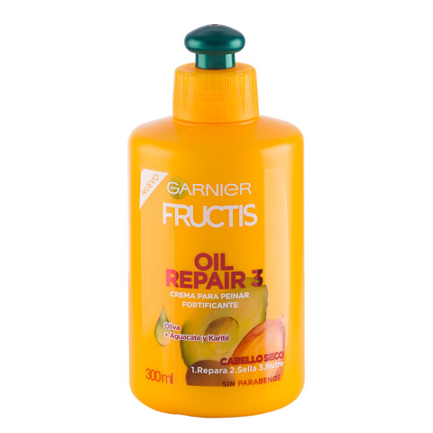 Crema para peinar Garnier fructis Oil repair 3