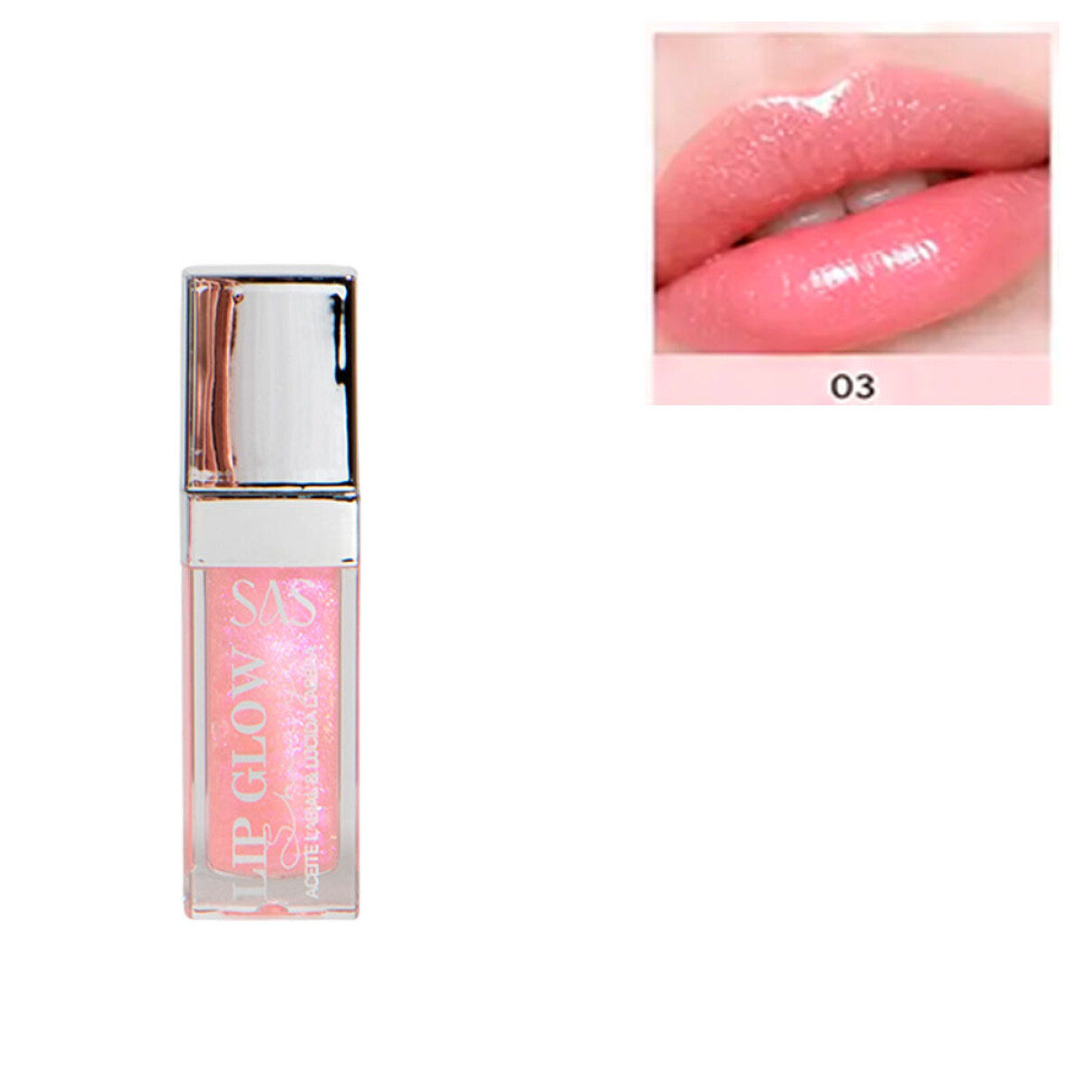 SAS Bálsamo labial con brillo - Tono 3 