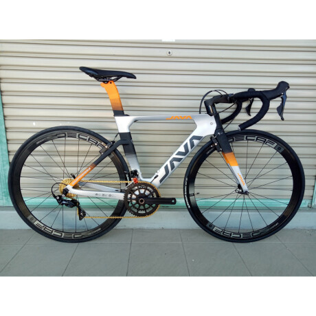 Java - Bicicleta de Ruta Suprema - Rodado 700C, Cuadro y Horquilla de Carbono, 22 Velocidades, Tall 001