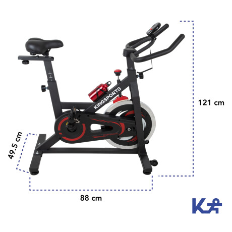 Bicicleta Fija Estática 18 kg para Spinning Cardio Fitness Bicicleta Fija Estática 18 kg para Spinning Cardio Fitness