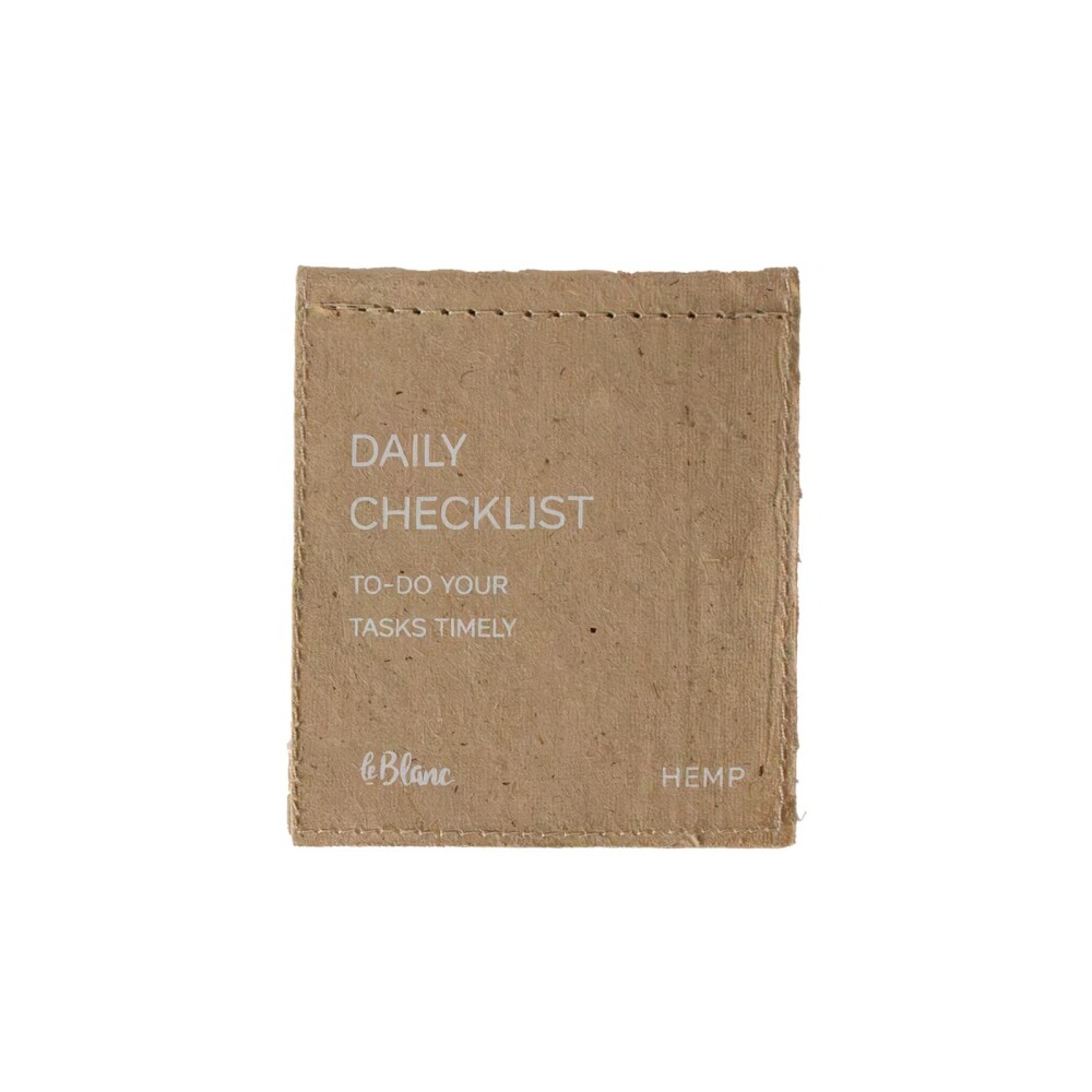 MINI CUADERNO PAPEL-Y-ALGODON NATURAL-BEIGE NOTAS HEMP