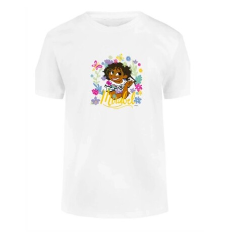 Camiseta Remera Infantil Disney Princesas Mirabel BLANCO